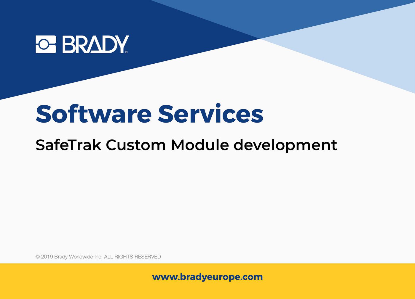 SafeTrak Custom Module 