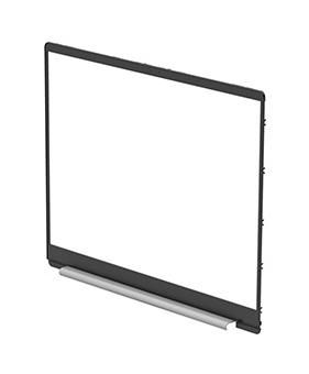 laptop bezel with hinge cap, 