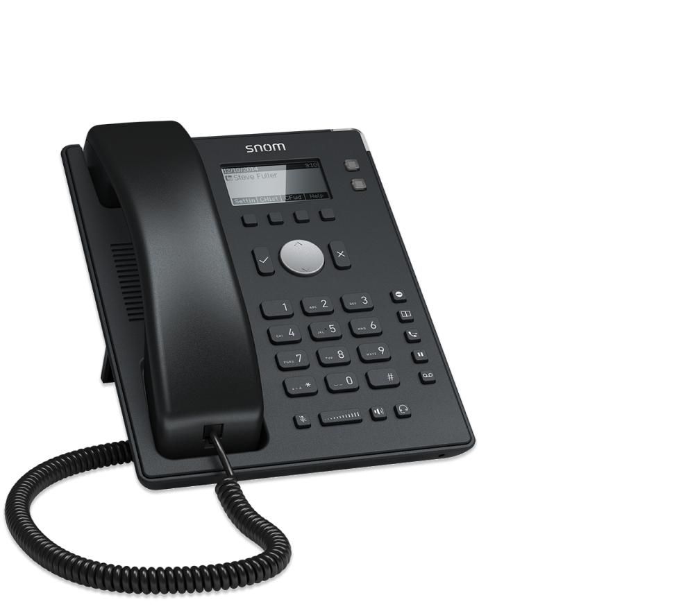 D120 IP phone Black 2 lines