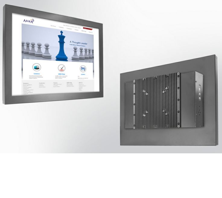 Chassis Panel PC fanless 15" 