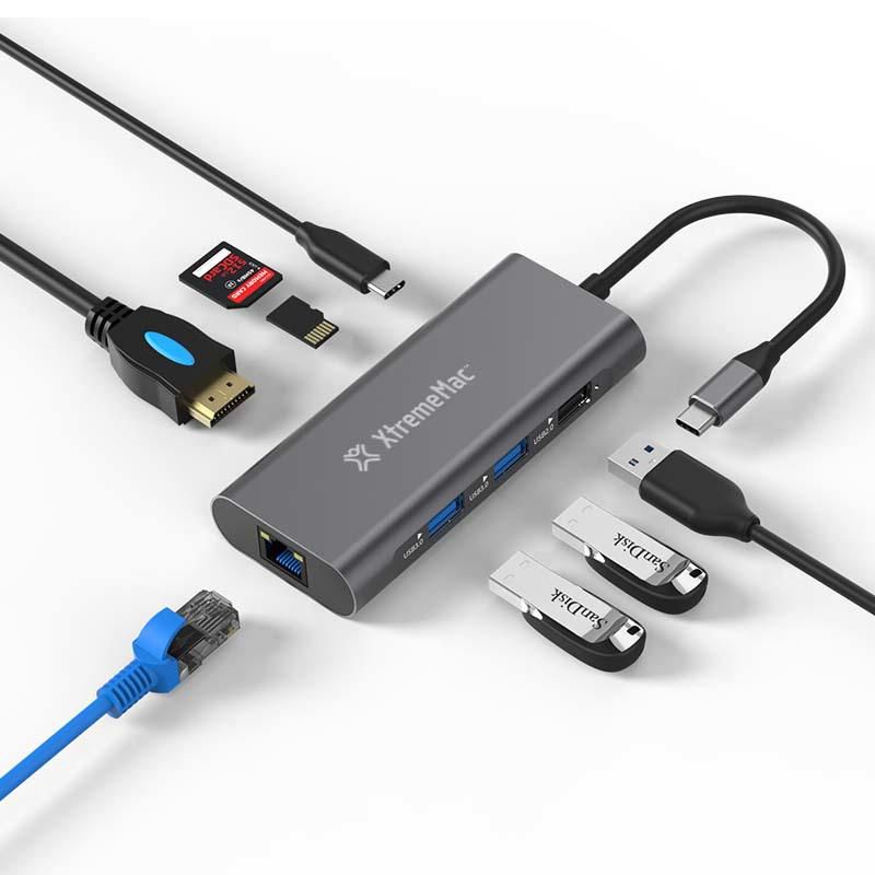 Type-C Hub With 8 Ports