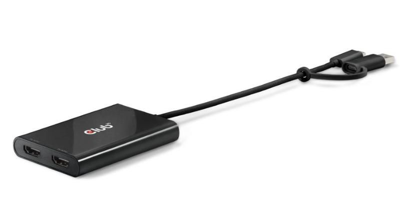 Video Splitter Usb Type-C 2X 
