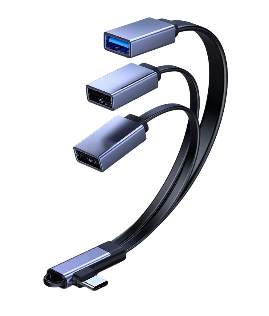 USB-C Angled splitter cable