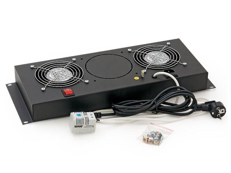 19" Vertical Fan Unit - 2 Fans
