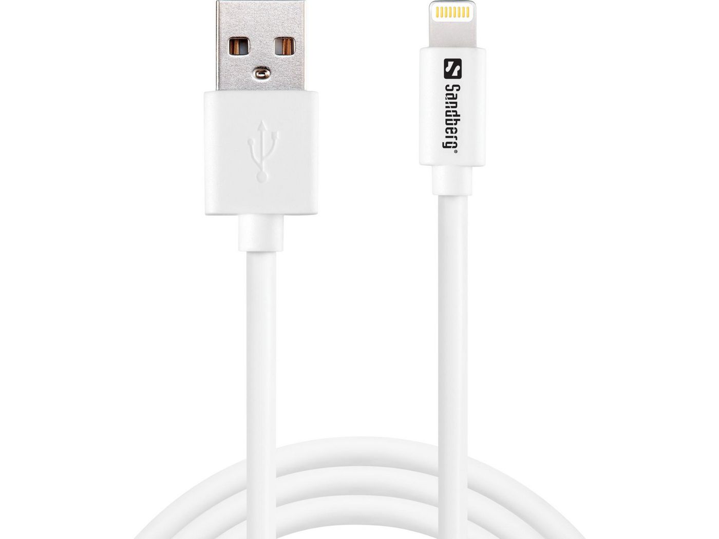 USB на Lightning MFI 1м Білий