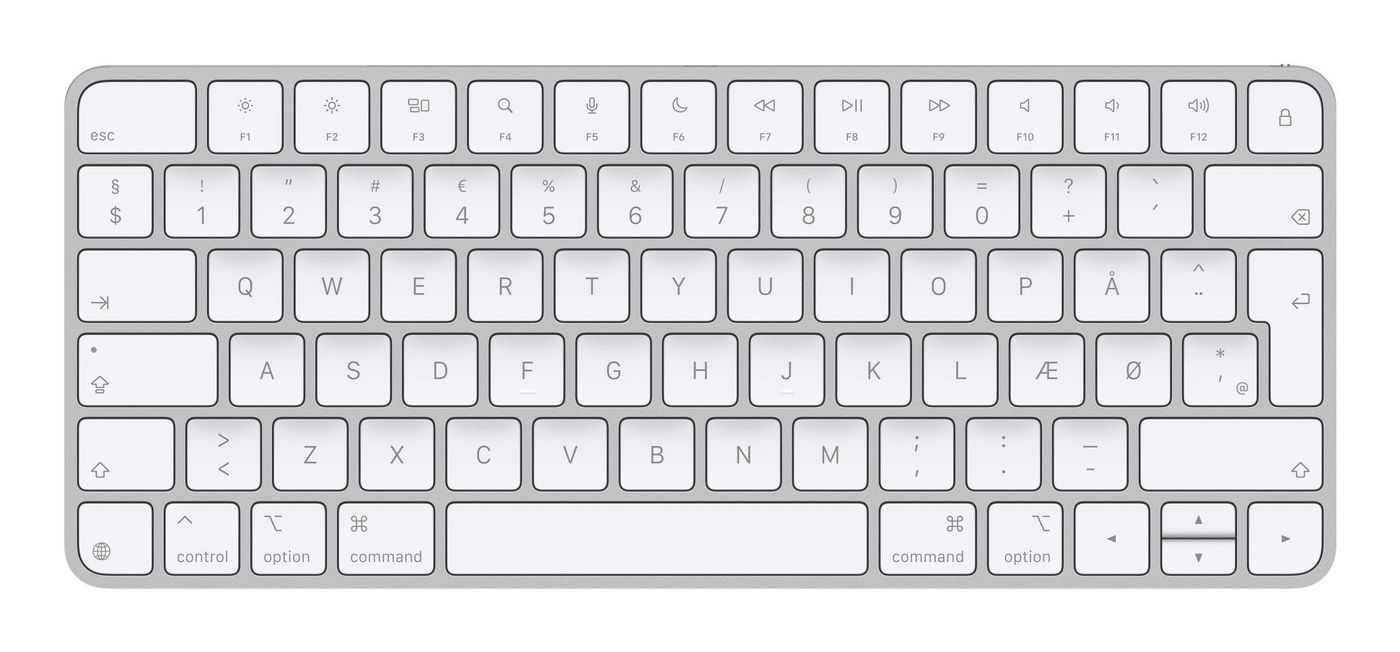 Magic keyboard Universal USB + Bluetooth QZERTY датский