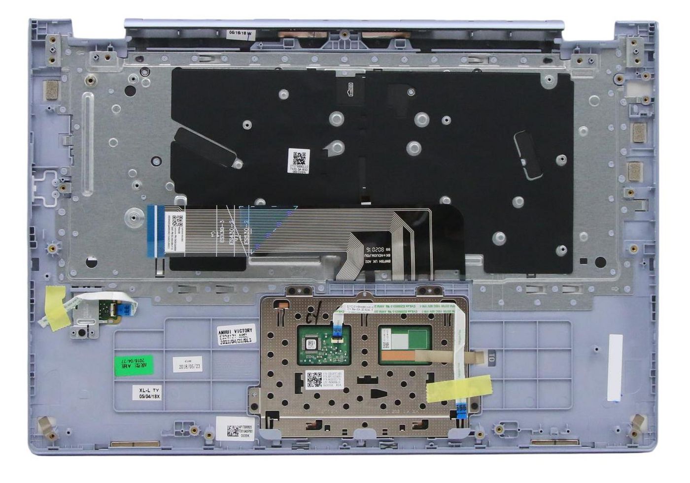 Upper case assembly with 