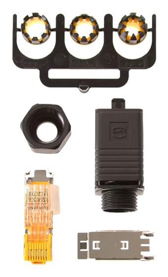 SPR CONN PUSH PULL PLUG IDC-8