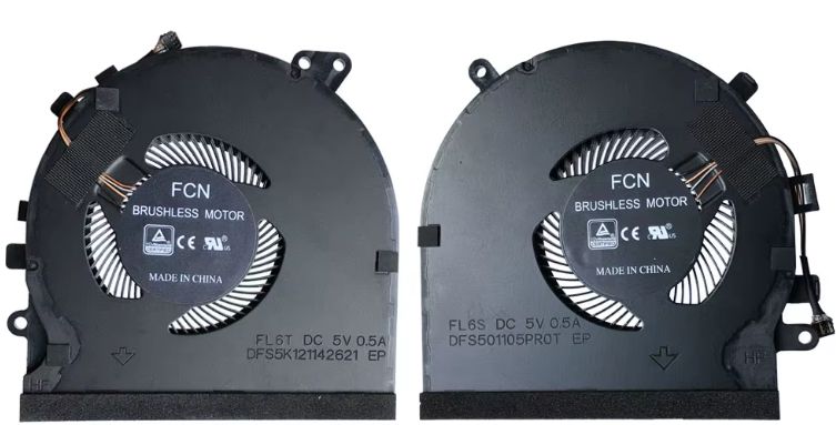 Комплект вентиляторов (2 шт. - левый и правый) для Razer Blade, для RZ09-03287