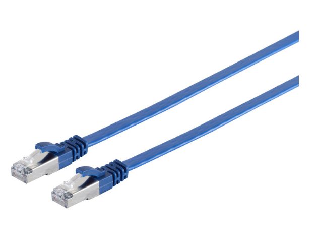 U/UTP CAT6A 2M Blue Flat