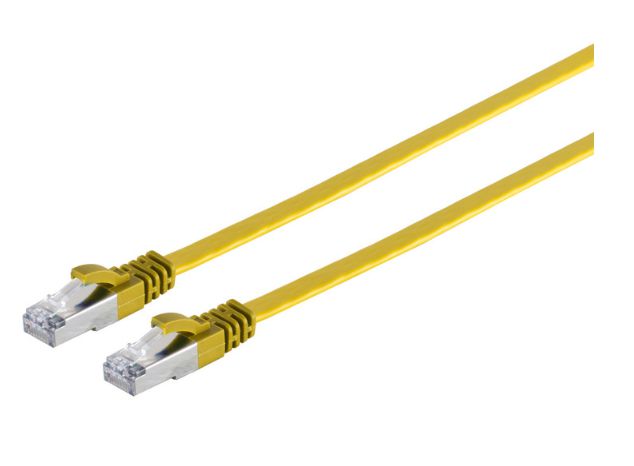 U/UTP CAT6A 3M Yellow Flat