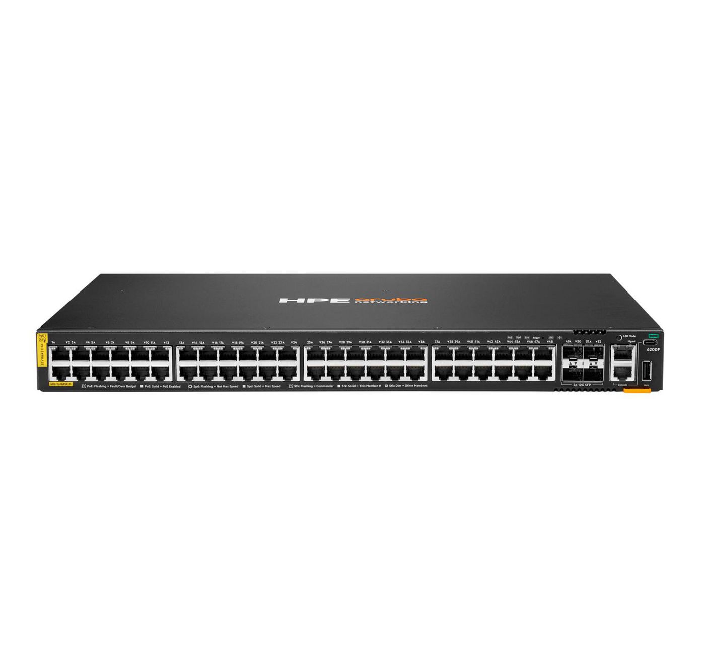 Aruba 6200F 48G Class4 PoE 