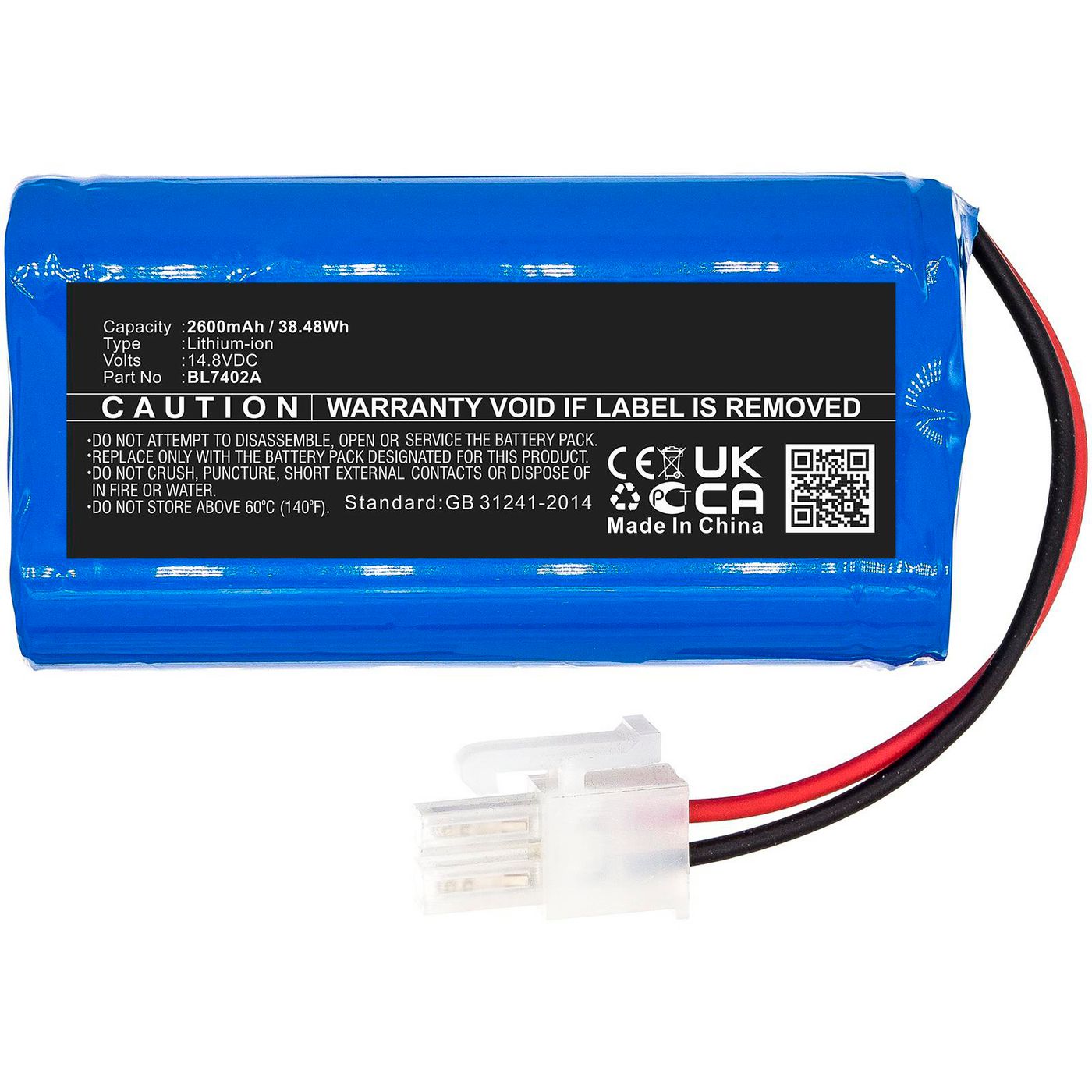 Battery 38.48Wh Li-ion 14.8V