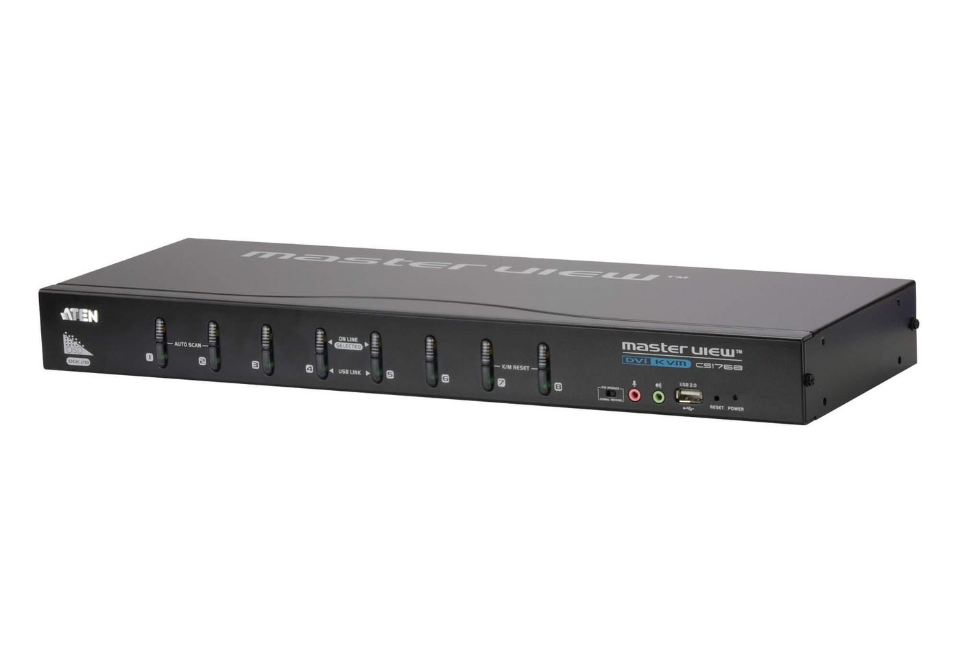 8-Port USB DVI KVM Switch