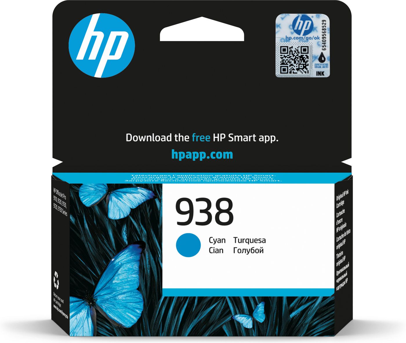 938 Cyan Original Ink 