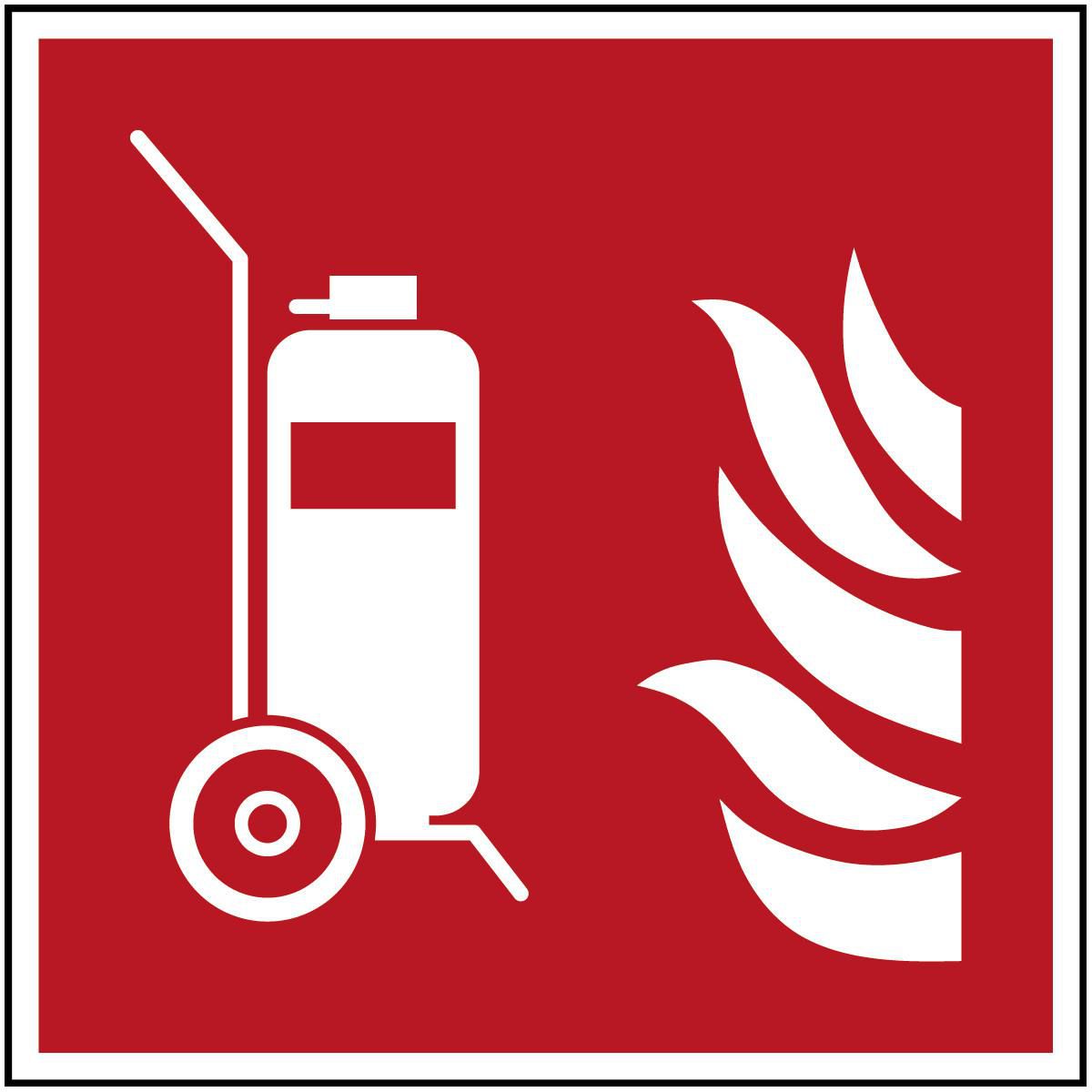 Wheeled fire extinguisher - 