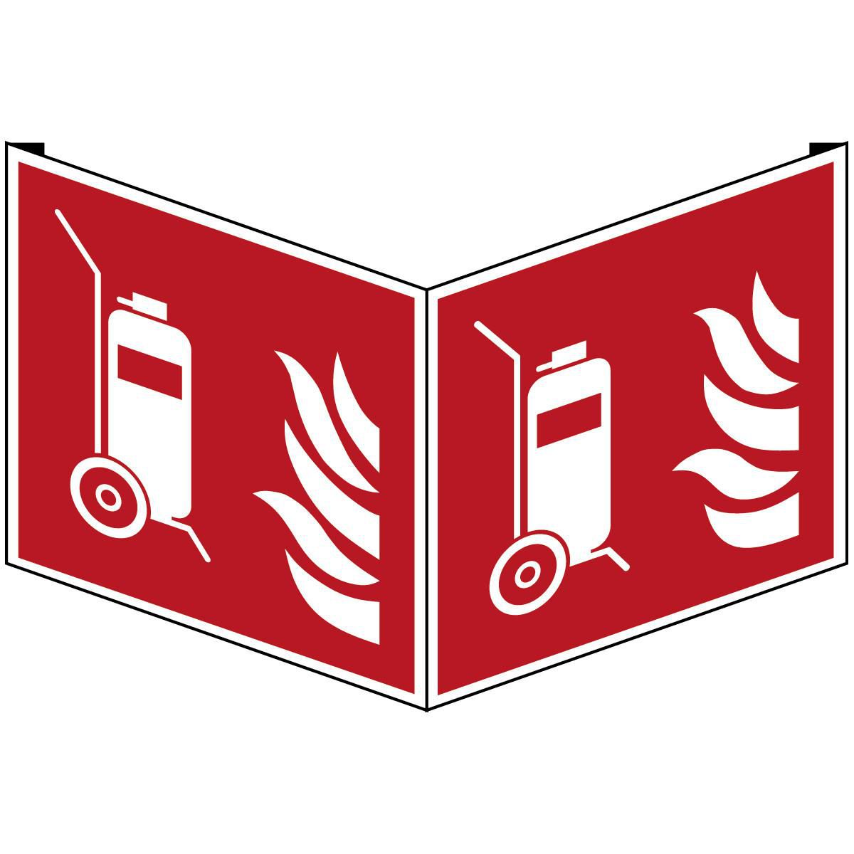 Wheeled fire extinguisher - 