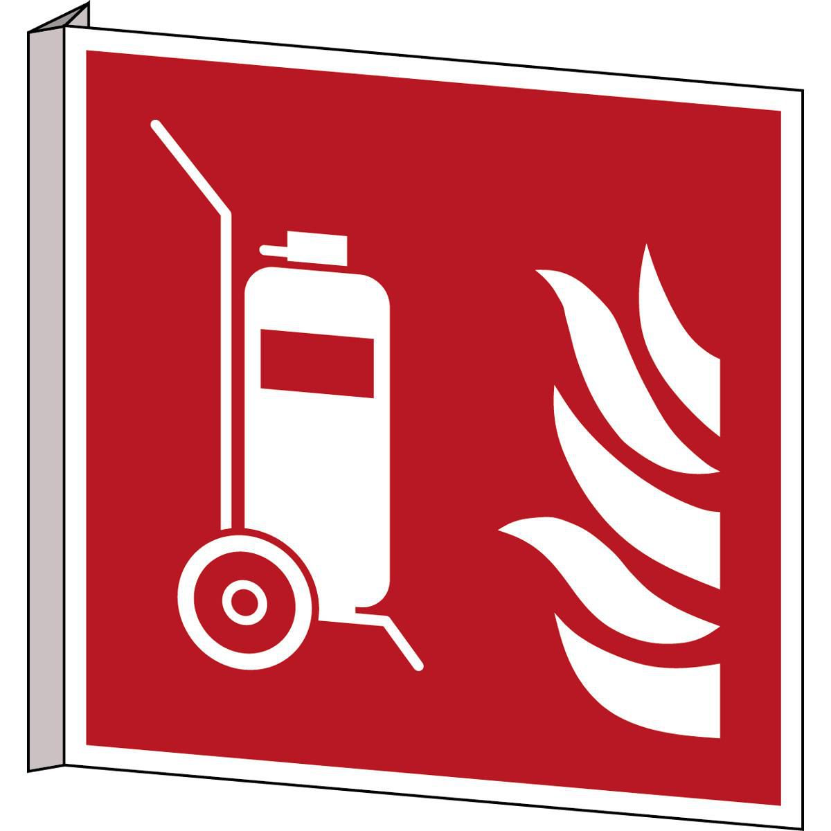 Wheeled fire extinguisher - 