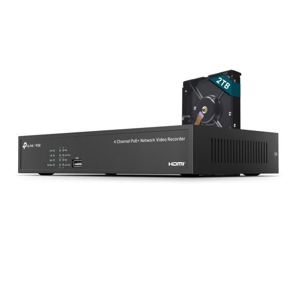 4 Channel PoE+ Network Video 