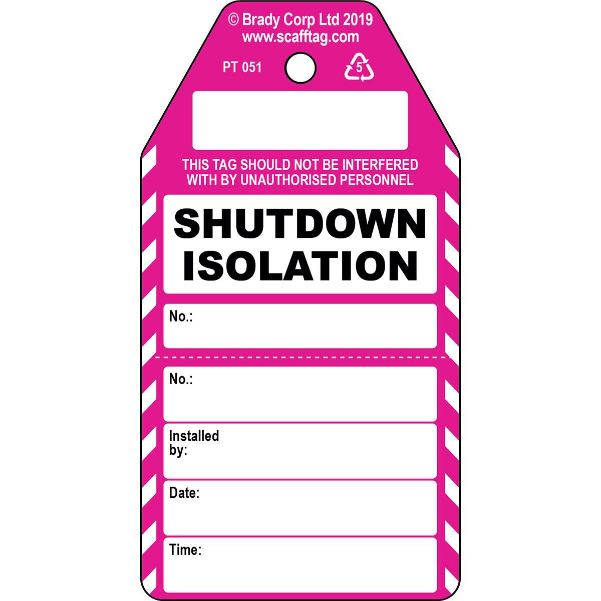 Shutdown Isolation - 2 part