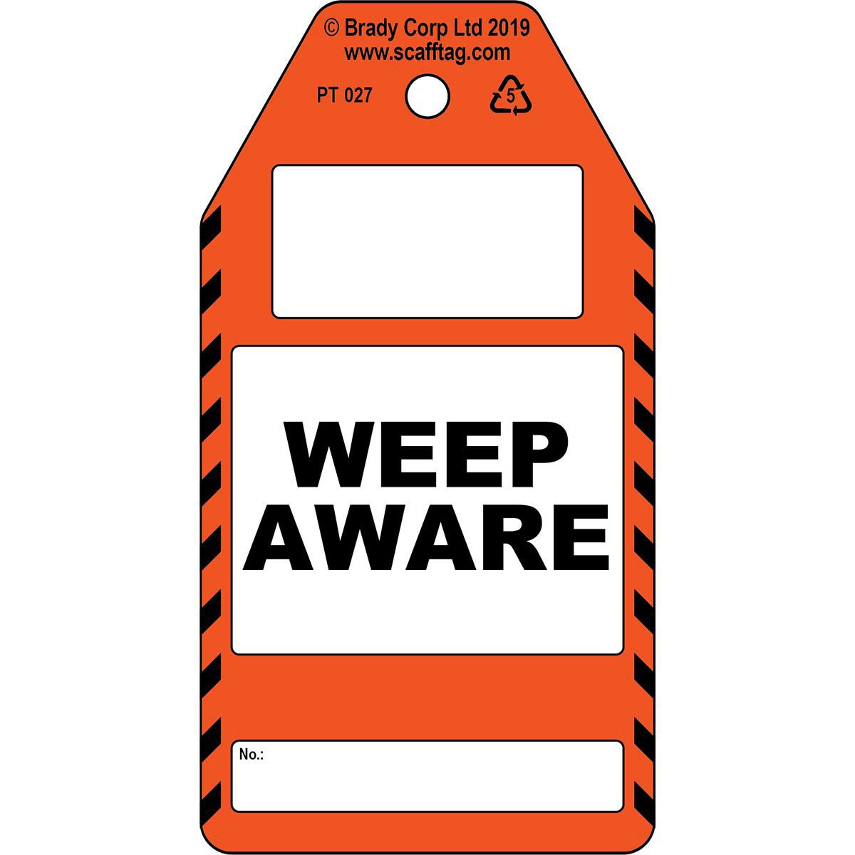 Weep Aware tag