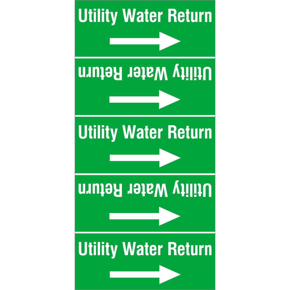 ISO 20560 Pipe Markers - Water
