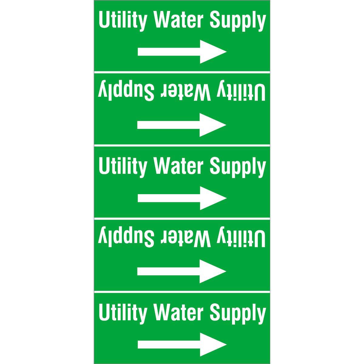 ISO 20560 Pipe Markers - Water