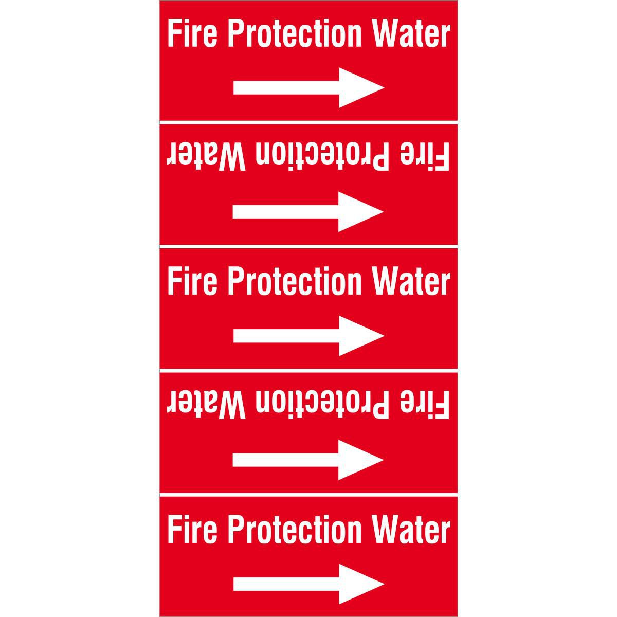 ISO 20560 Pipe Markers - Fire