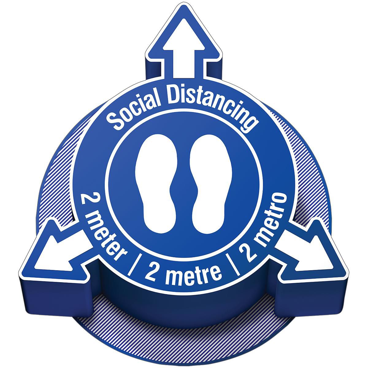 3D Safety Sign - COVID-19 - 