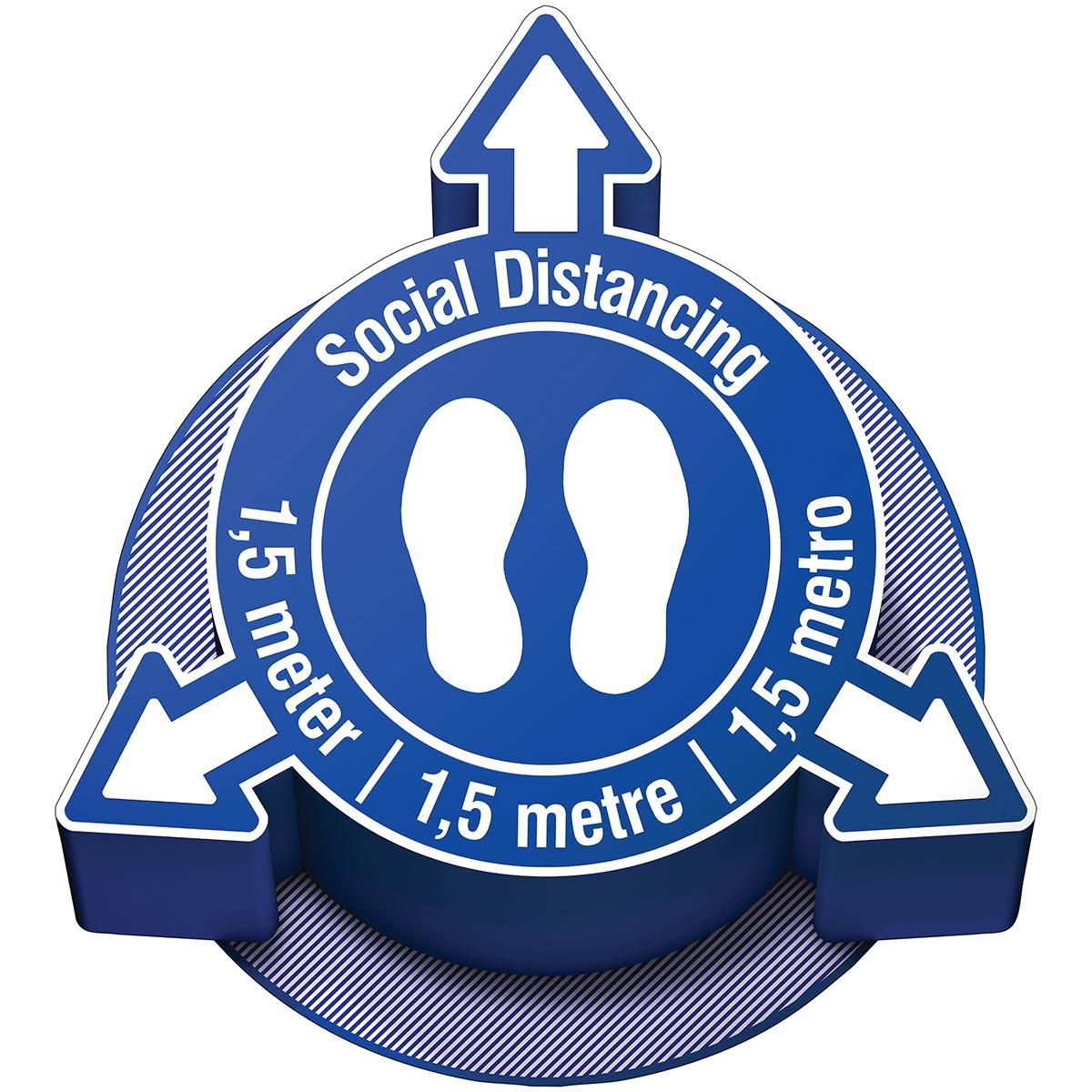 3D Safety Sign - COVID-19 - 