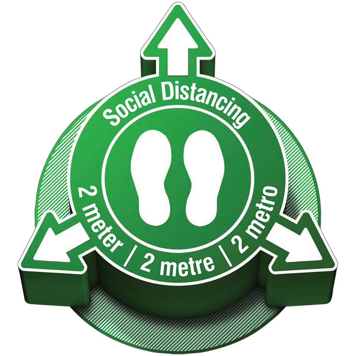 3D Safety Sign - COVID-19 - 