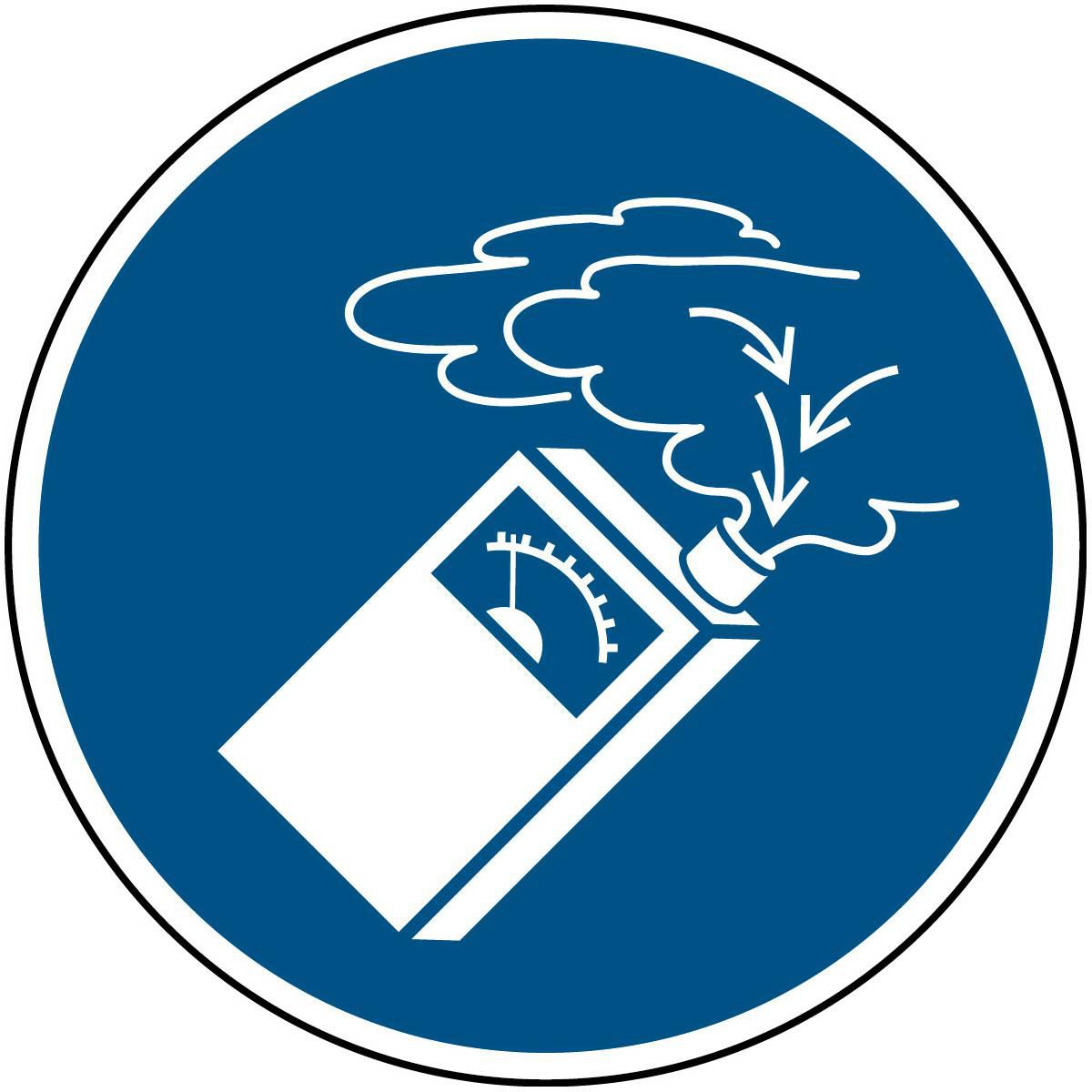 Use gas detector - ISO 7010
