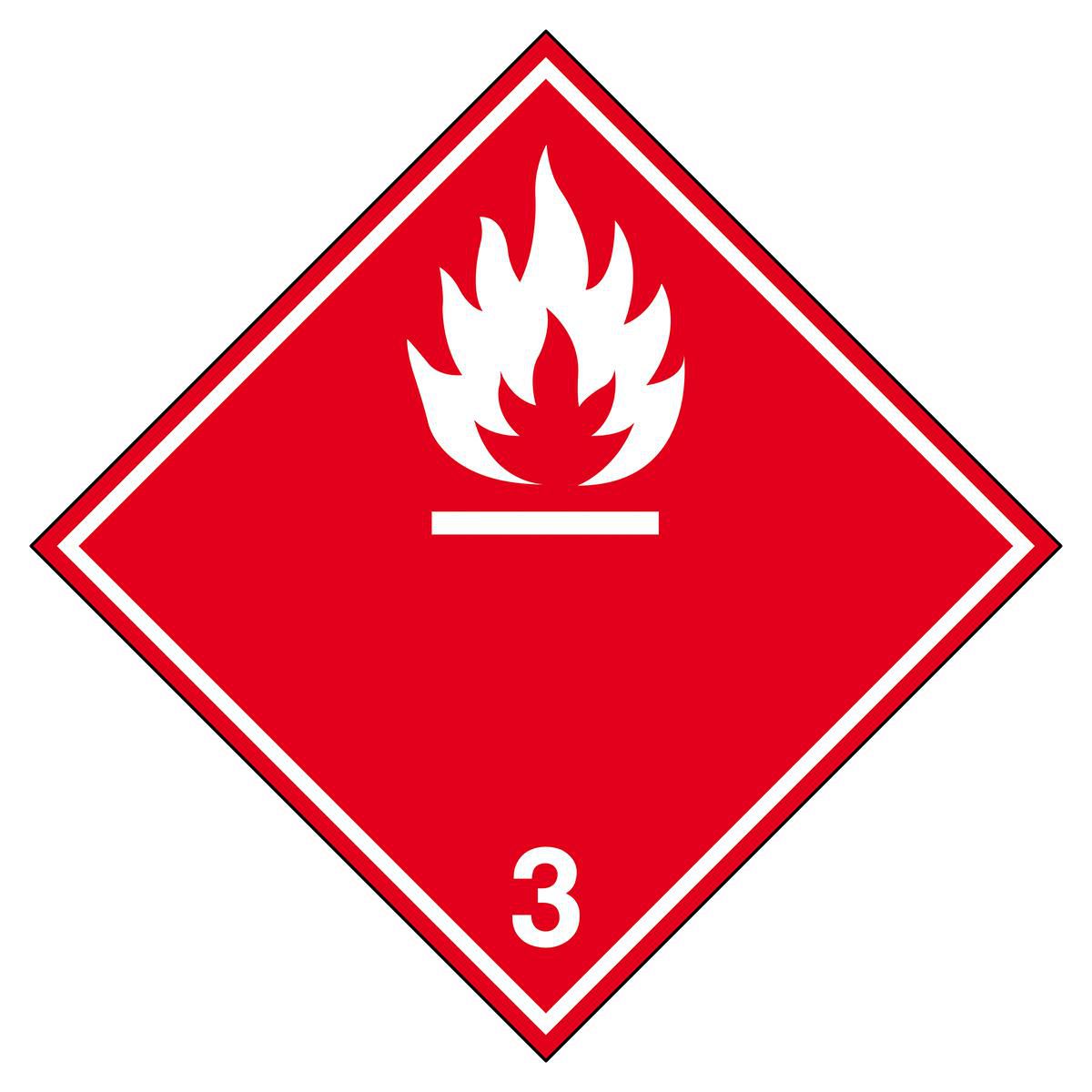 Transport Sign - ADR 3B -