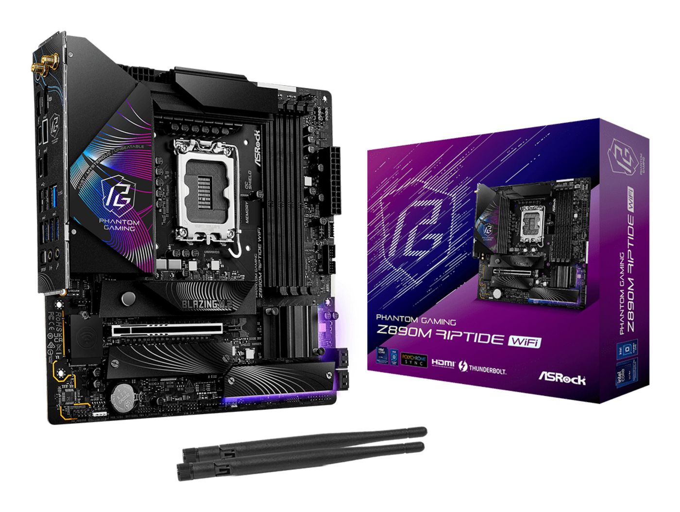 M Riptide Wifi Intel Z890 Lga 