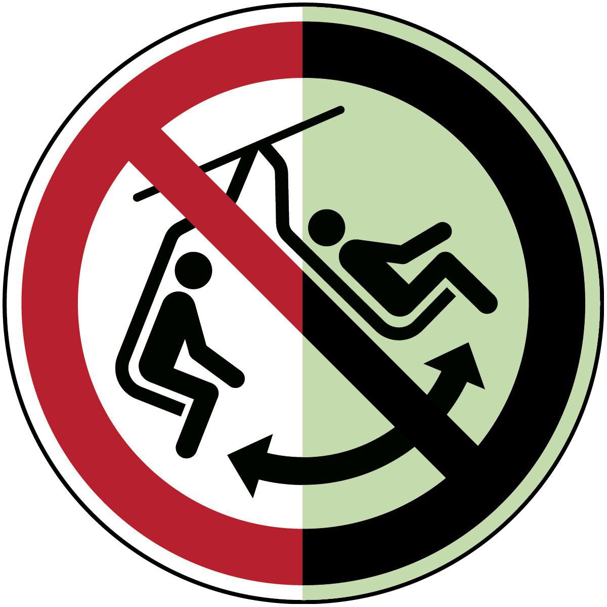 Do not swing the chair - ISO 