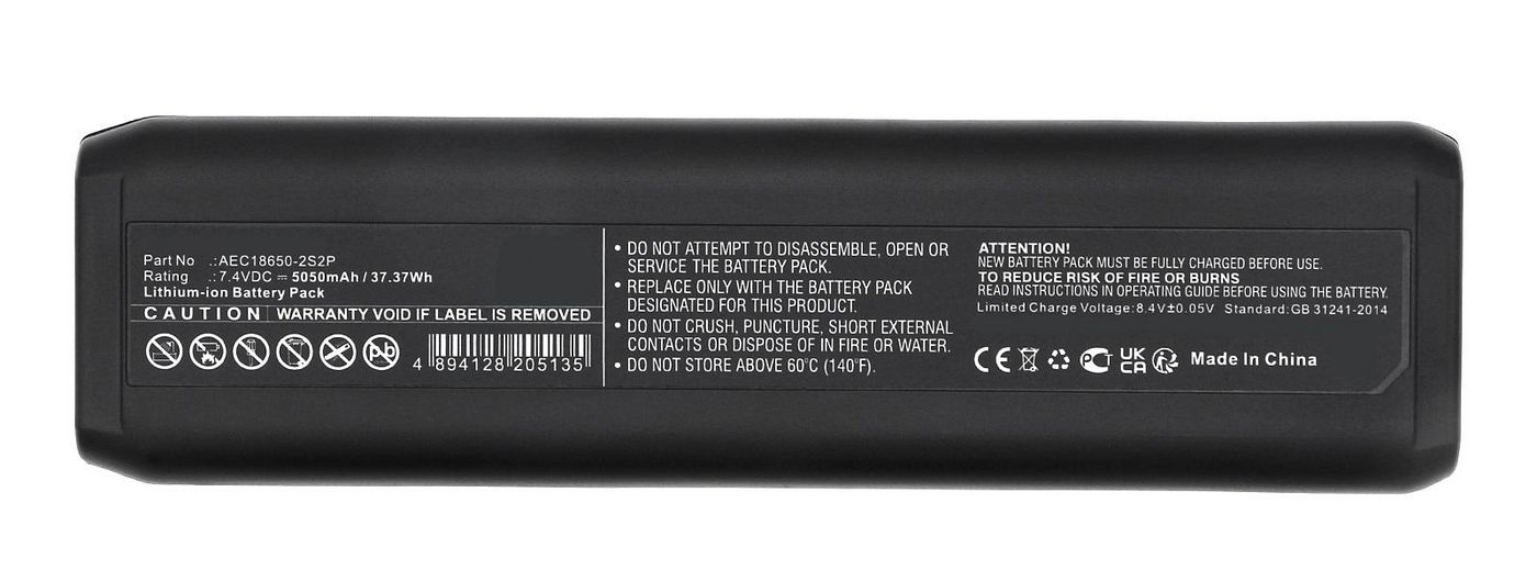 Battery Li-ion Black 7.4V