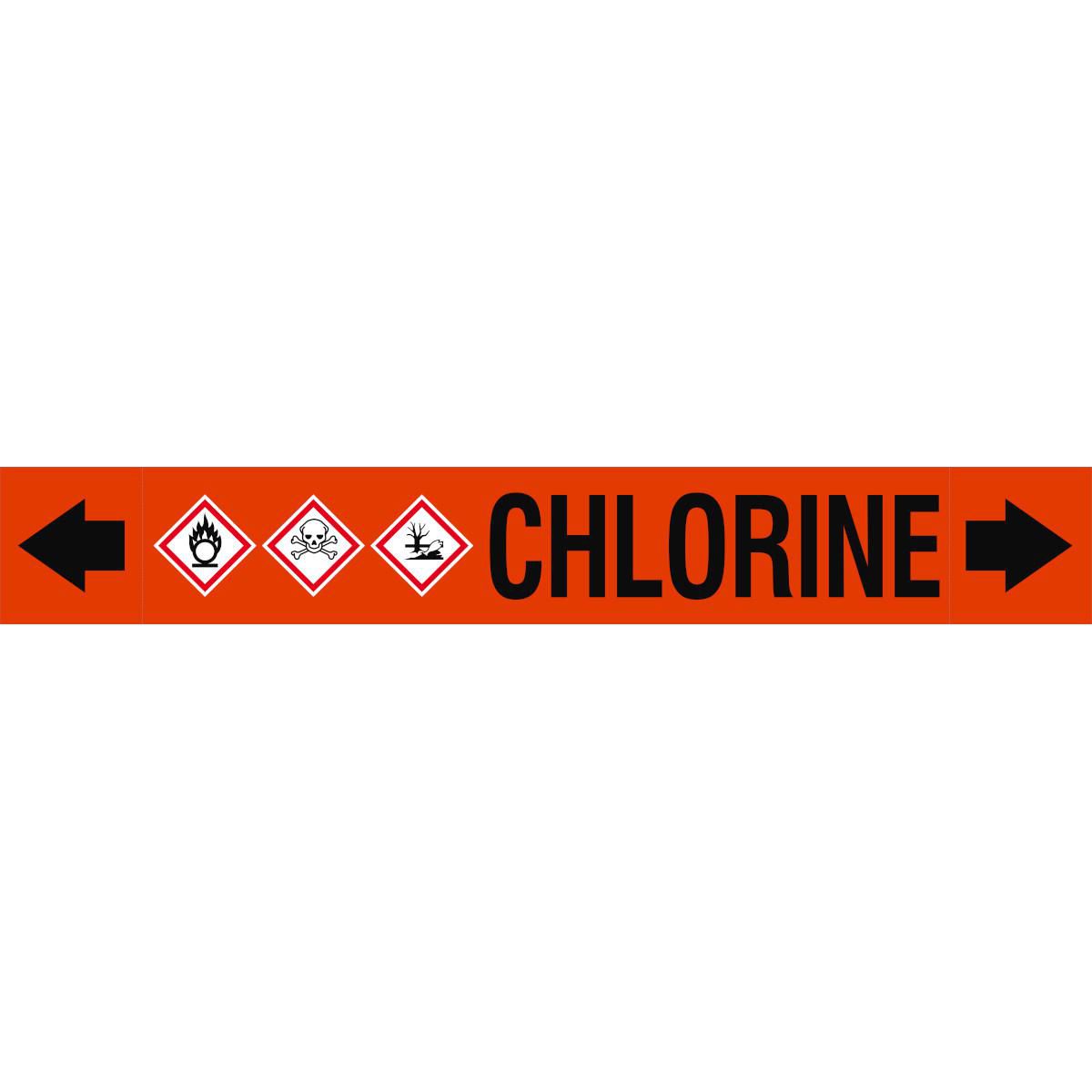 ASME - Pipemarkers - Chlorine