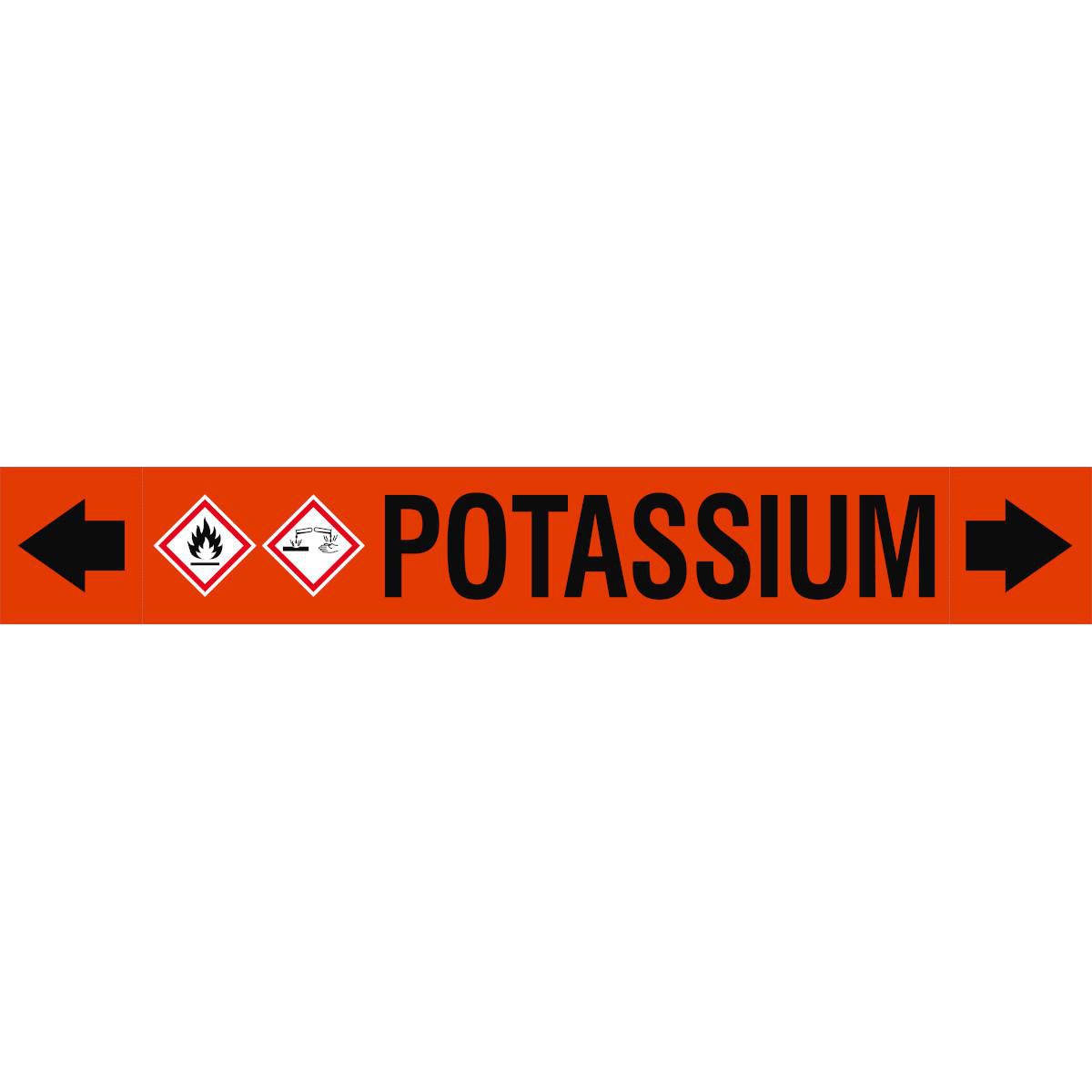 ASME - Pipemarkers - Potassium