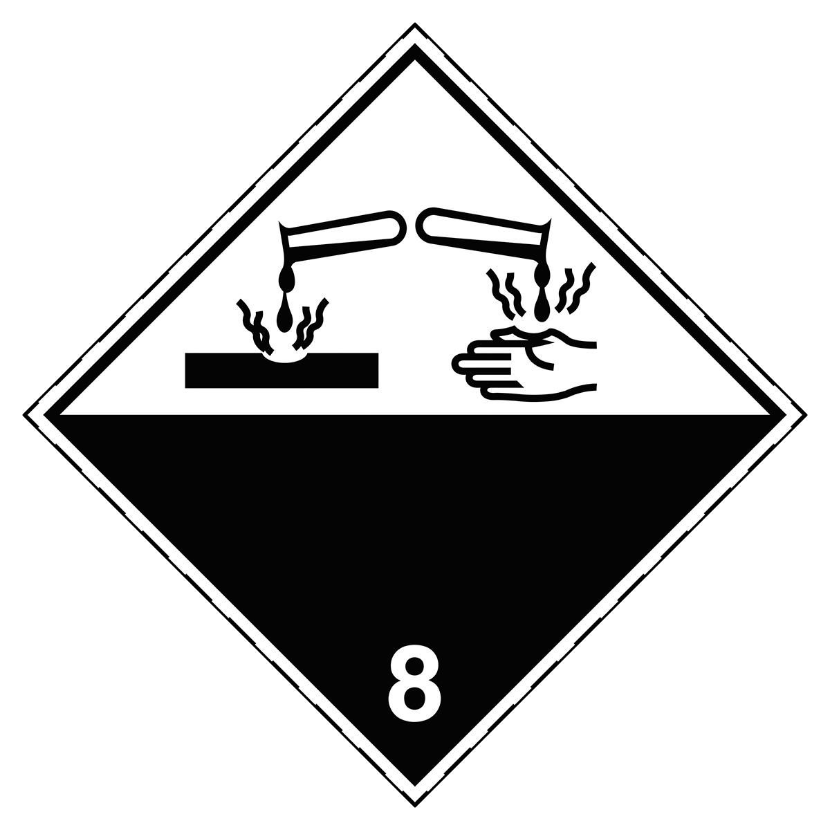 Transport Sign - ADR 8 -