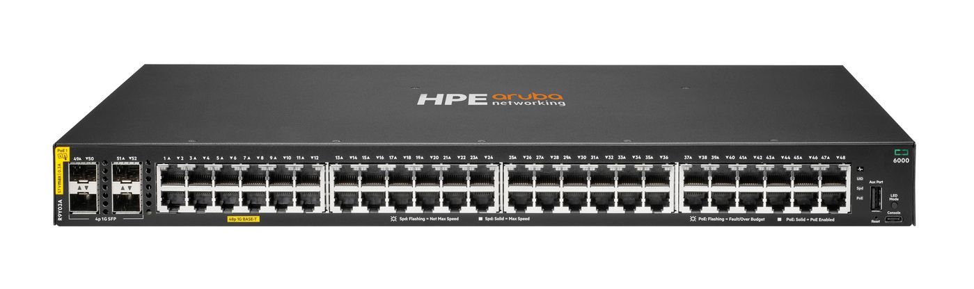 Aruba Networking CX 6000 48G