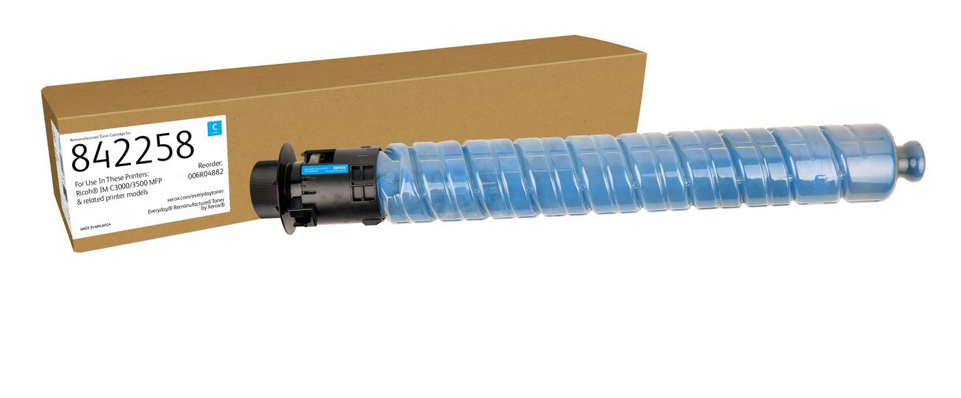 Cyan Remanufactured Toner By
