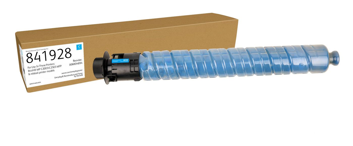 Cyan Remanufactured Toner By