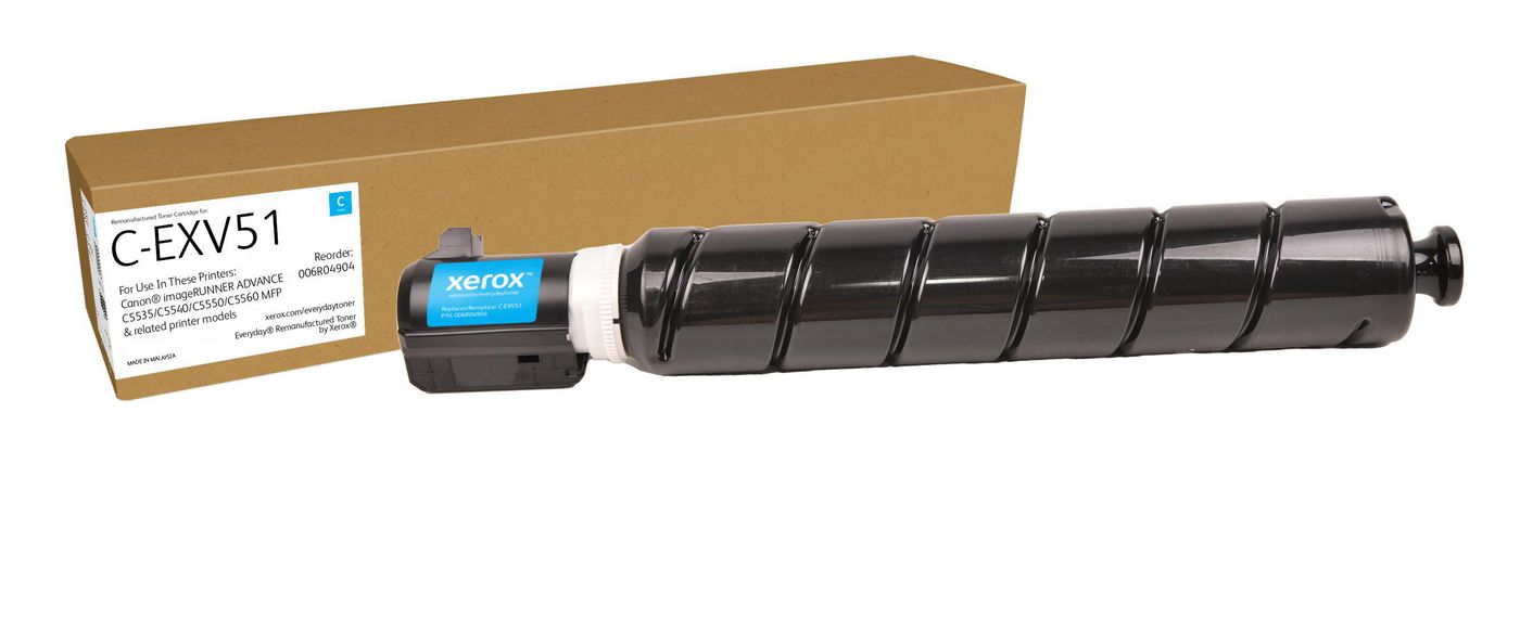 Cyan Remanufactured Toner By