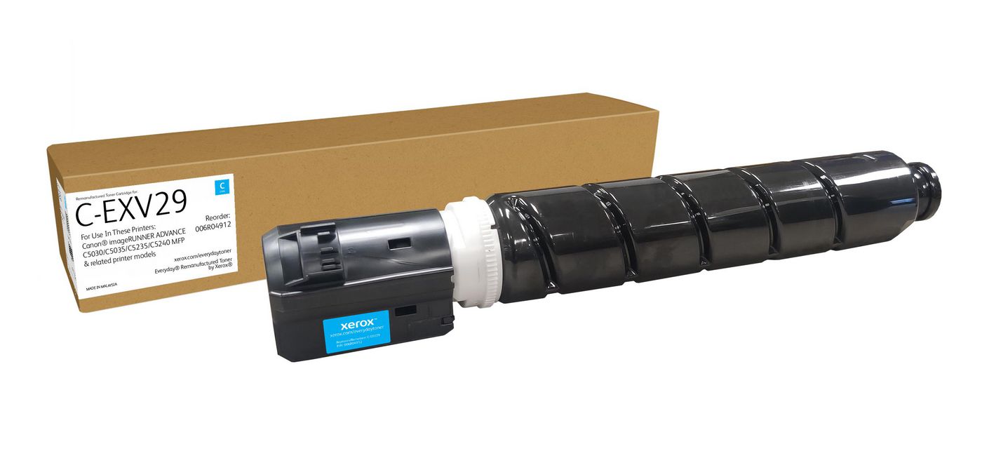 Cyan Remanufactured Toner By