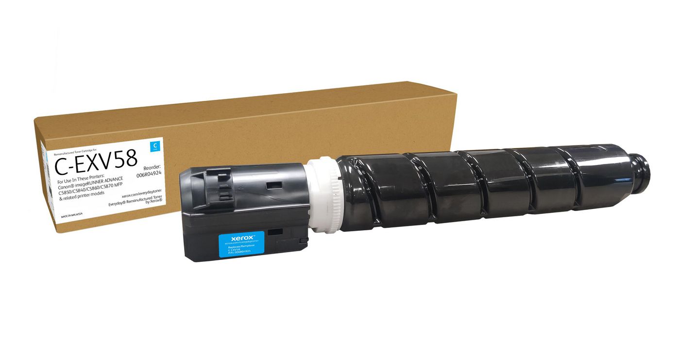 Cyan Remanufactured Toner By