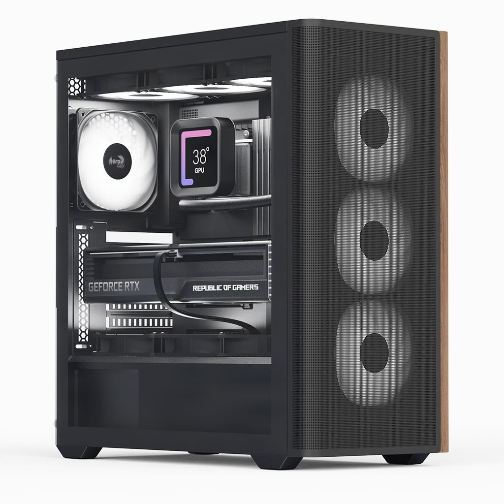 D501A Midi Tower Black
