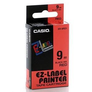 Label-Making Tape Black On Red