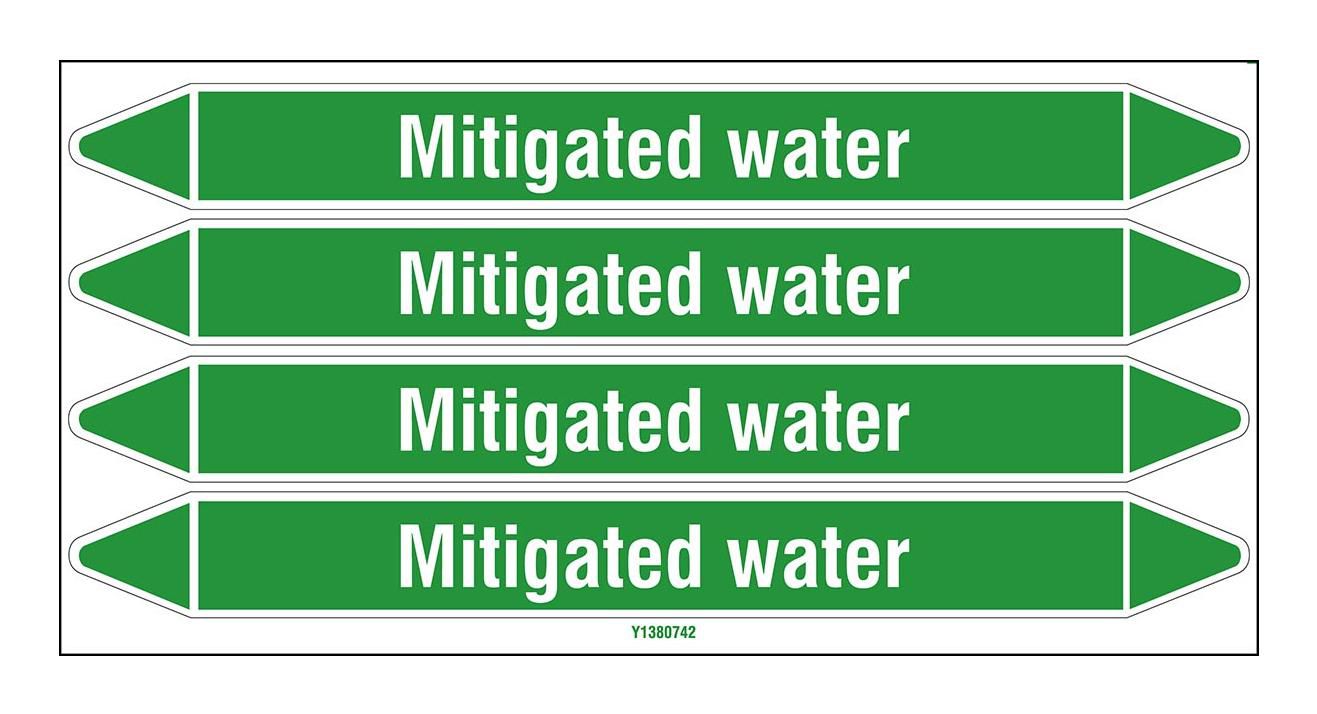 Individual Pipe Markers on a