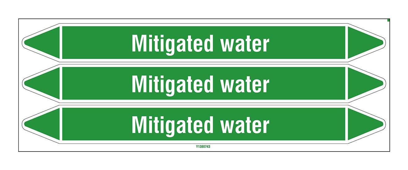 Individual Pipe Markers on a