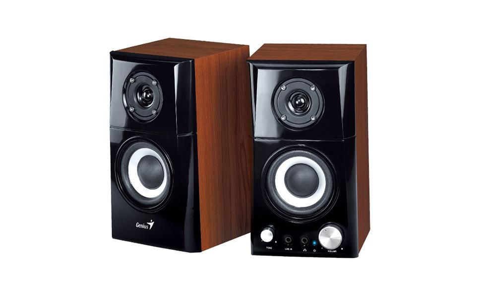 Loudspeaker 2-Way Black, Wood 
